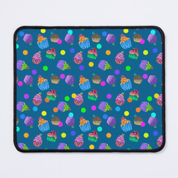 Item preview, Cupcake Party Blue Pink Green Orange designed and sold by ArtFabric.