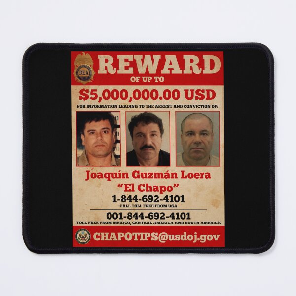 Item preview, El Chapo wanted designed and sold by LooneyGay.