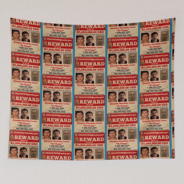 Item preview, El Chapo wanted designed and sold by LooneyGay.