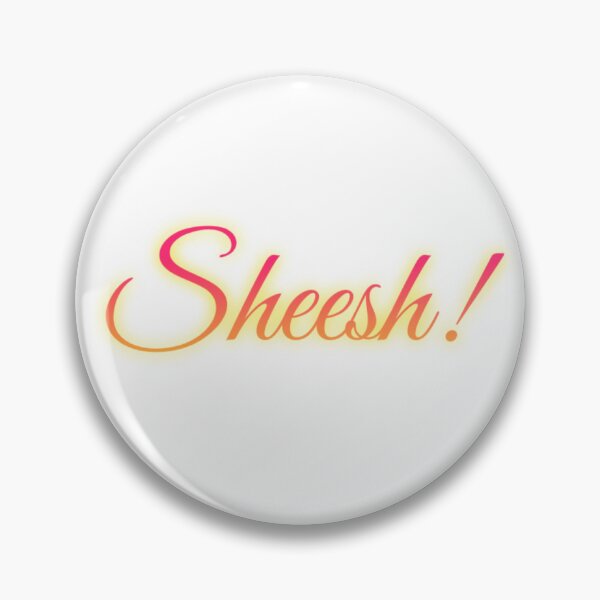 Item preview, Sheesh! Hot pink orange gradient, yellow shadow designed and sold by ookaiyah.