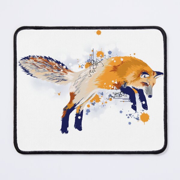 Item preview, Jumping Red Fox designed and sold by NicoleFehrArt.