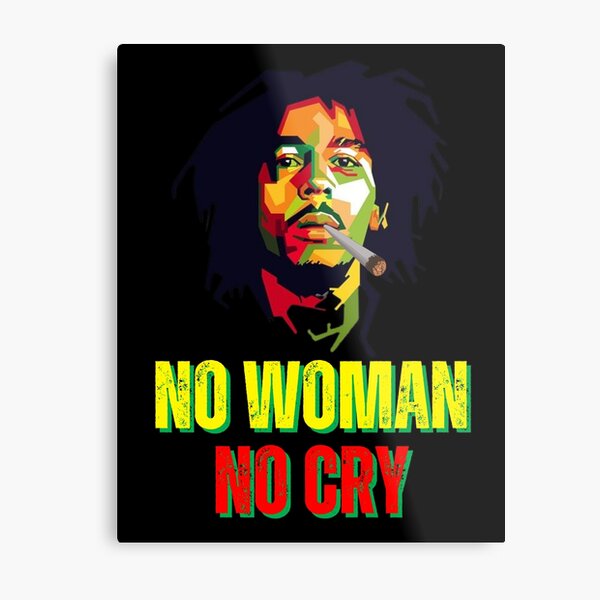 Bob Marley“No Woman No Cry” print • Lyric Poster