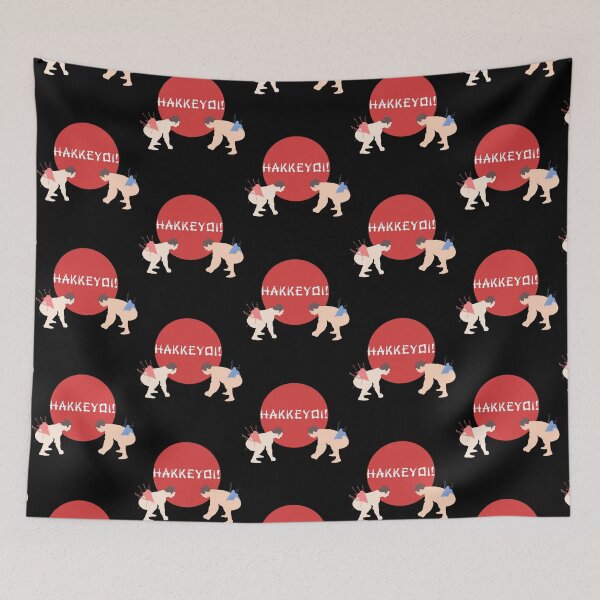 Item preview, Sumo fighters rikishi hakkeyoi ! (black) designed and sold by deshawn-brunner.