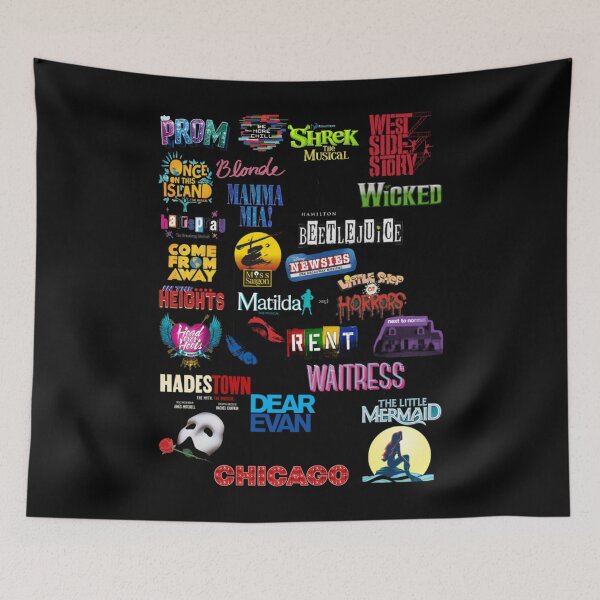 Item preview, Musical Theater Sticker Shirt Inspired by Broadway Shows  designed and sold by JOSEPHINTANA.