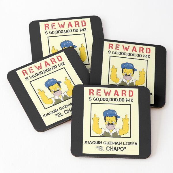 Item preview, El Chapo Reward Joaquin Guzman Loeara designed and sold by LooneyGay.