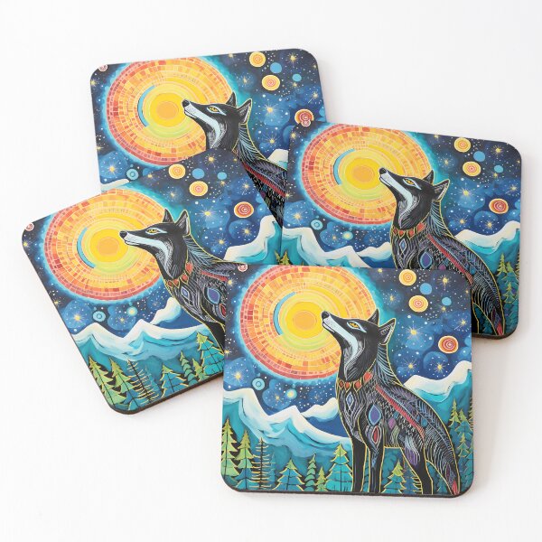 Item preview, Wolf howling at the mooon designed and sold by Kristylynn757.