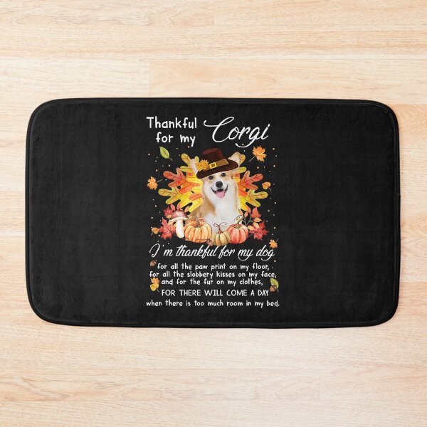 Item preview, Welsh Corgi Dog Thankful For My Corgi Thanksgiving Im Pumpkin Fall 559 Corgis designed and sold by JinEade.