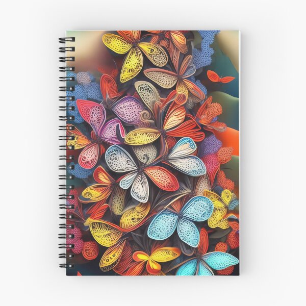 Item preview, Stunning Multi-Colored Butterflower Design - Nature Art Print designed and sold by TribalNative.