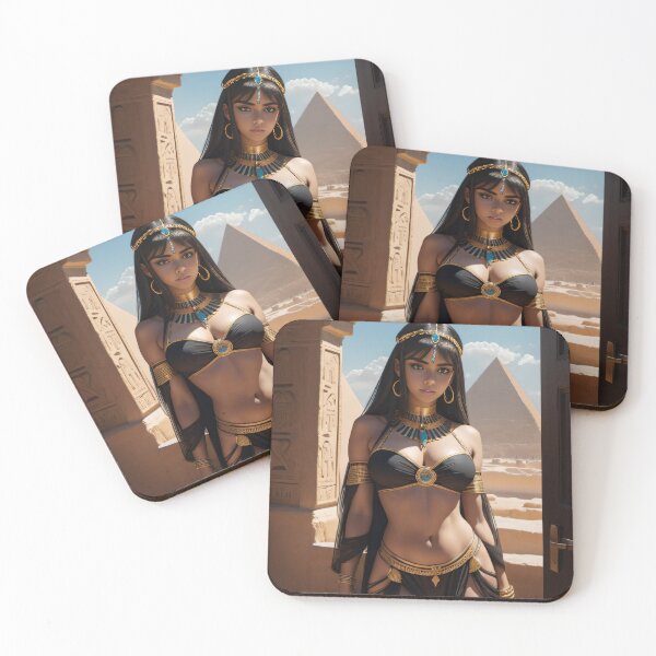 Item preview, Cleopatra Egyptian Queen Goddess of the Nile Art Print designed and sold by Stoneheim.