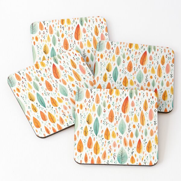 Aperçu de l'œuvre Aquarelle transparente motif feuille créée et vendue par PutsGroup.