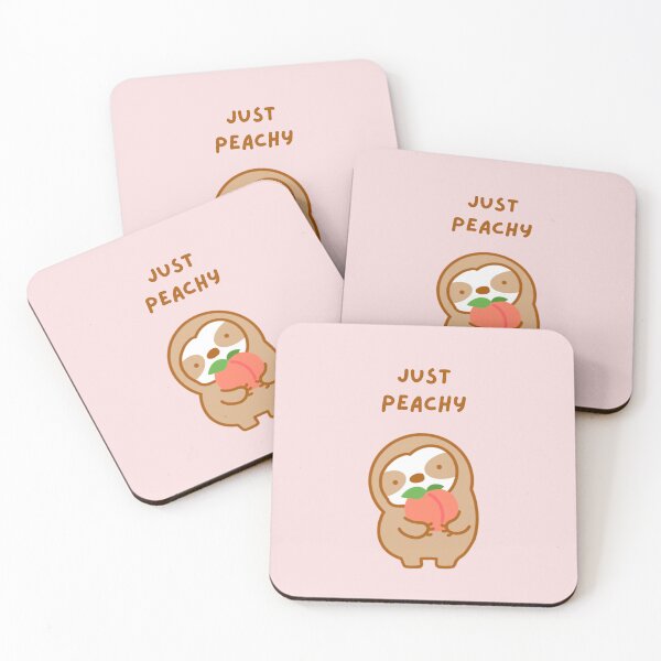 Item preview, Just Peachy Peach Sloth designed and sold by theslothinme.