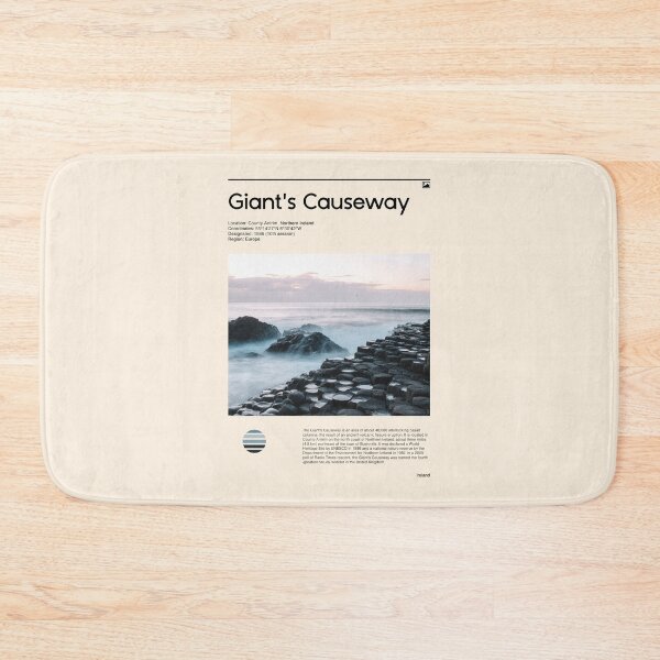 Item preview, Visit Giant's Causeway, Ireland (Travel poster) designed and sold by RabbitK.