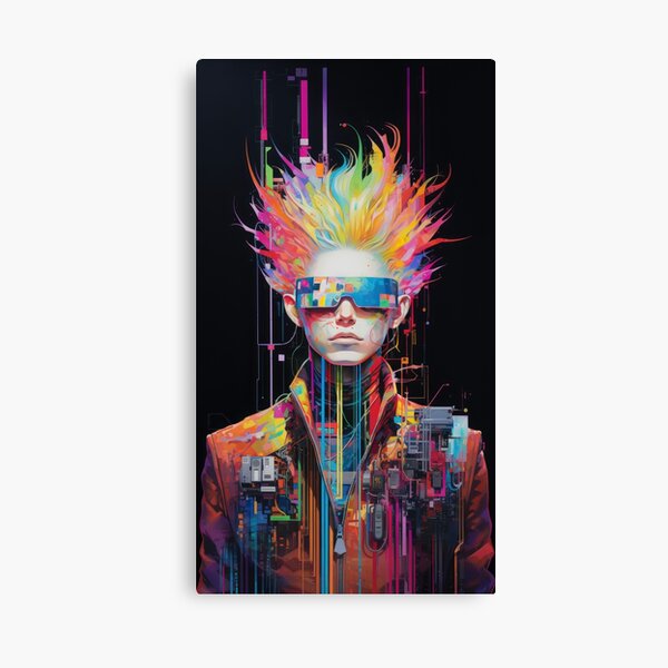 Cyberpunk Anime Girl Poster by BestPrints  Displate