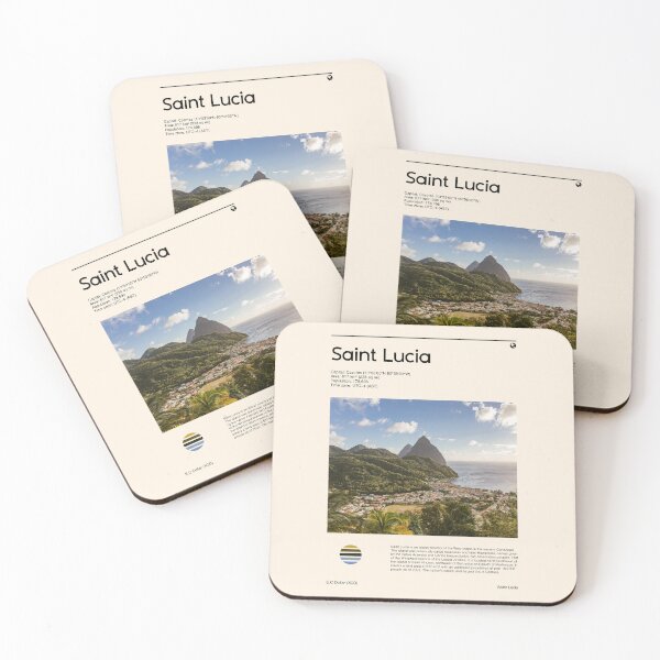 Item preview, Visit Saint Lucia, Jordan (Travel poster) designed and sold by RabbitK.
