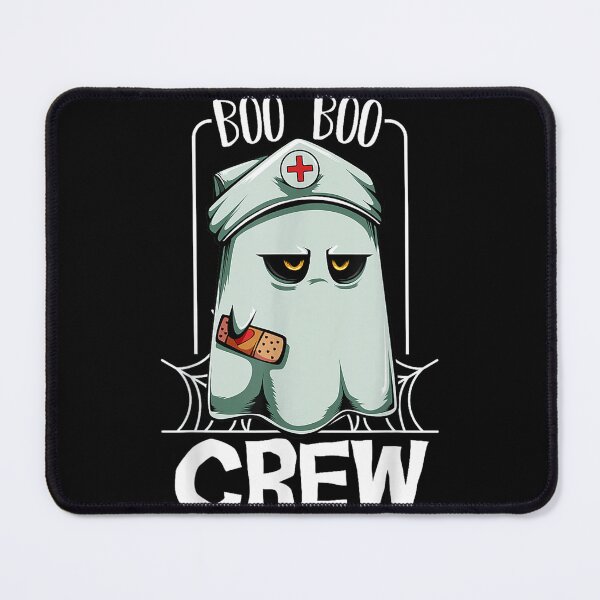 Item preview, Boo Boo Crew Nurse Ghost Funny Scary Halloween Quotes designed and sold by BettnerVarner.