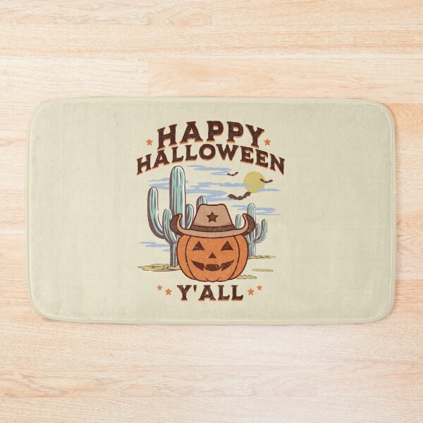 Item preview, Western Halloween Happy Halloween Y'all Jack O Lantern Retro Pumpkin designed and sold by PUFFYP.