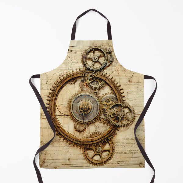 Item preview, Old Gears Drawings and Design on old Manuscript  designed and sold by BrandonArtWorld.