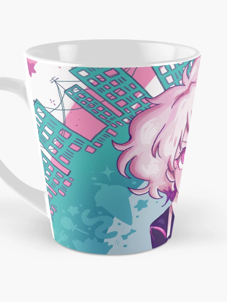 Aperçu 3 sur 4. Mug à café avec l'œuvre Fleur V4 créée et vendue par Rover-Rotten.