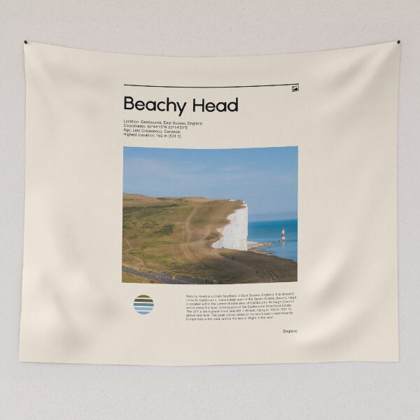 Item preview, Visit Beachy Head, England (Travel poster) designed and sold by RabbitK.