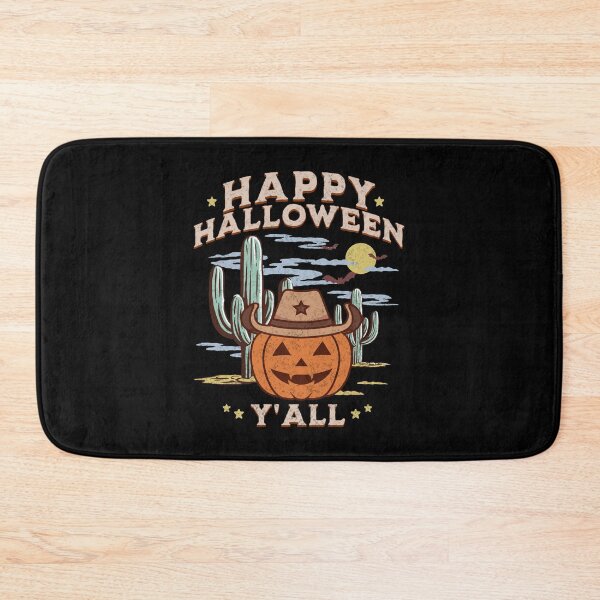 Item preview, Western Halloween Happy Halloween Y'all Jack O Lantern Retro Pumpkin Dark designed and sold by PUFFYP.