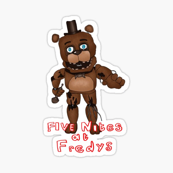 Fazbear Security -Gold Sticker for Sale by Clyde Keen