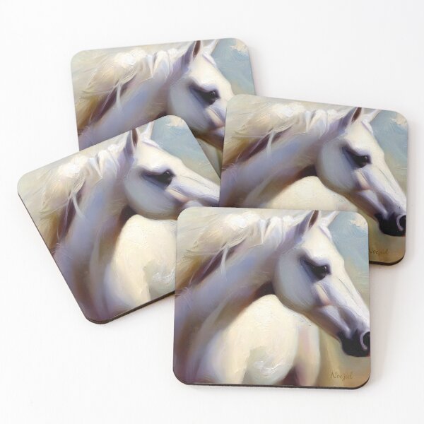 Item preview, Untamed - A White Horse designed and sold by Noejul.