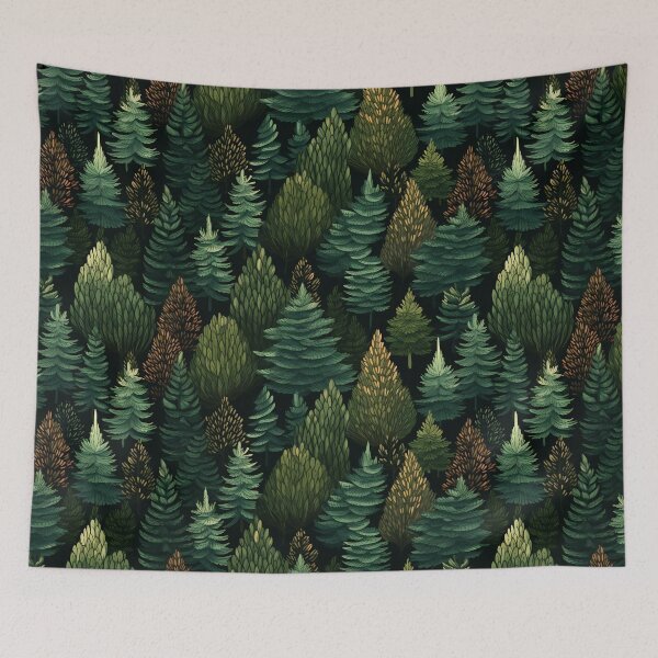 Item preview, Dark Forest Pattern designed and sold by christiangates.