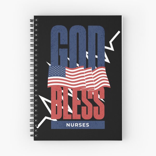 Item preview, God Bless Nurses USA Patriotic designed and sold by TheUSAFantasy.