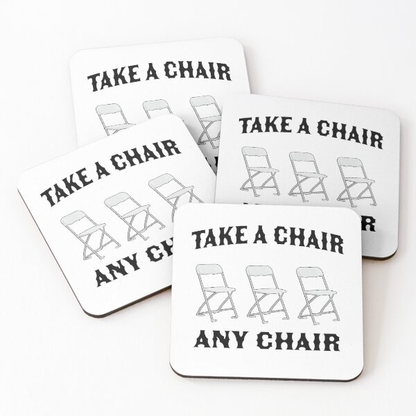 Item preview, Take A Chair Any Chair | Passing Out Folding White Chair | Montgomery Chair designed and sold by CaffeinatedVibe.