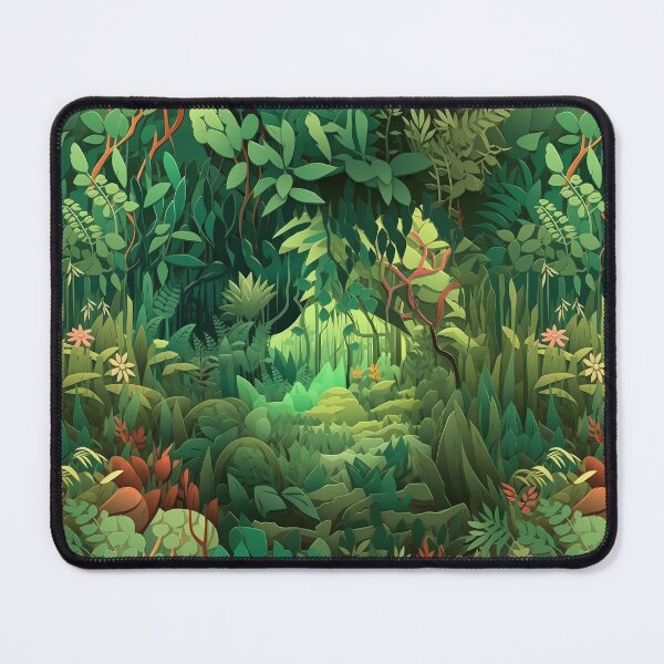 Artikelvorschau, Kirigami abstrakte Vegetation entworfen und verkauft von Pedro Wolff.