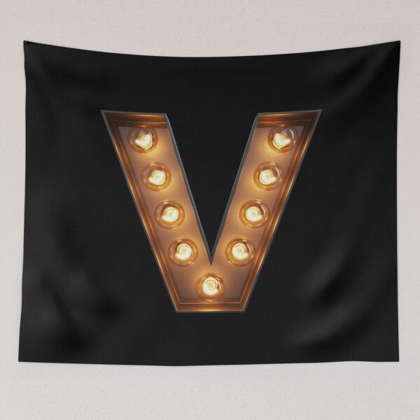 Item preview, V Initial Neon Light designed and sold by SoNifty.
