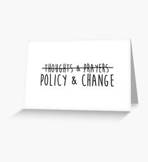 Gun Control Greeting Card