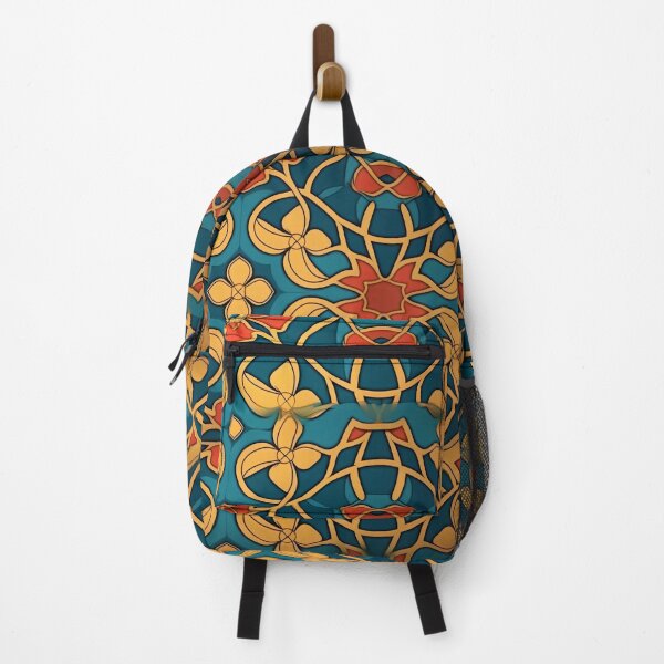 Item preview, Gold and Red flower for Pilates designed and sold by BioModApparel.