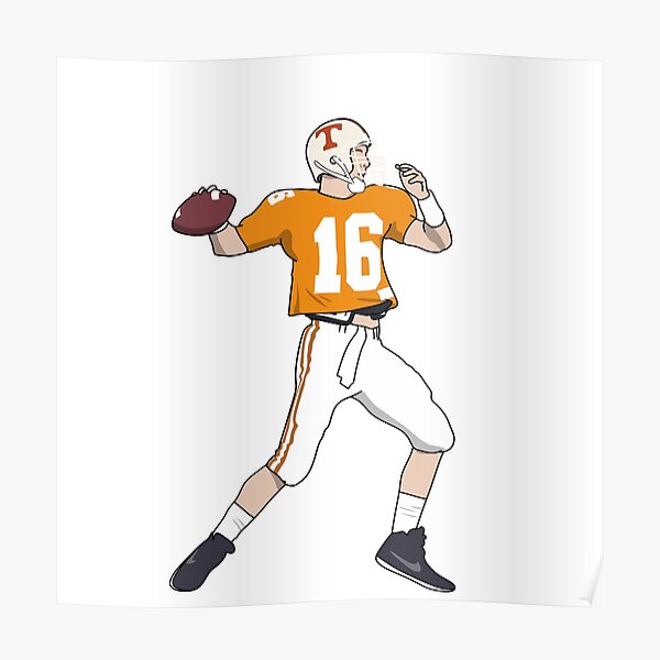 : BAVIEN Peyton Manning Football Football Poster 0