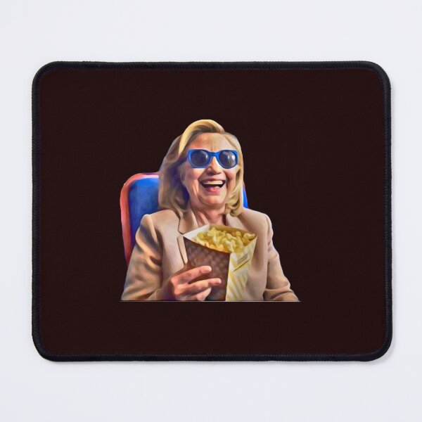 Item preview, Hillary grinning with popcorn designed and sold by jarvioza.
