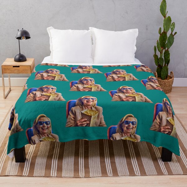 Item preview, Hillary grinning with popcorn designed and sold by jarvioza.