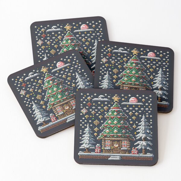 Item preview, Christmas Theme Pixel Fantasy  designed and sold by MangoArtwork.