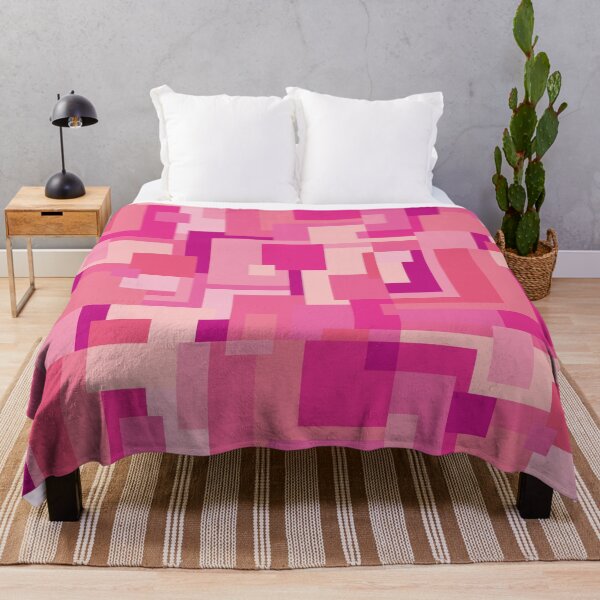Item preview, shades of pink geometric design, barbie, pink 2023, Kawaii Pink, Pink, Minimalist designed and sold by bubbley2021.