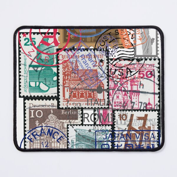 Item preview, Passport Stamps design, Travel design, Stamp collection, Travel lovers gift, Passport around the world, Travel stamps design, Travel art designed and sold by AustriaDesigns.