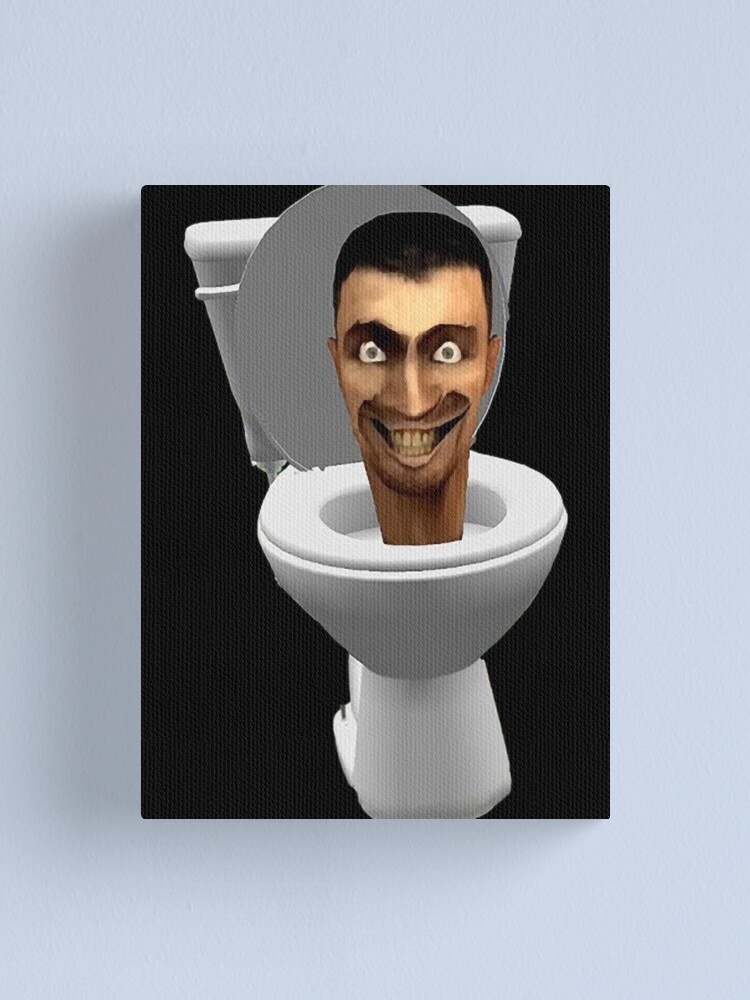 Skibidi toilet Funny Face | Art Board Print