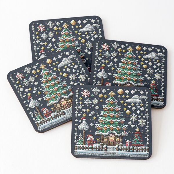 Item preview, Christmas Theme Pixel Fantasy  designed and sold by MangoArtwork.