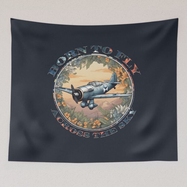 Item preview, vintage aeroplane ''born to fly, across the sky''  designed and sold by hayrpictures.