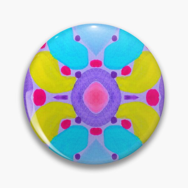 Item preview, Neon Hot Pink Amarillo Azul Púrpura Painted Blobs Pieretto designed and sold by Pieretto.
