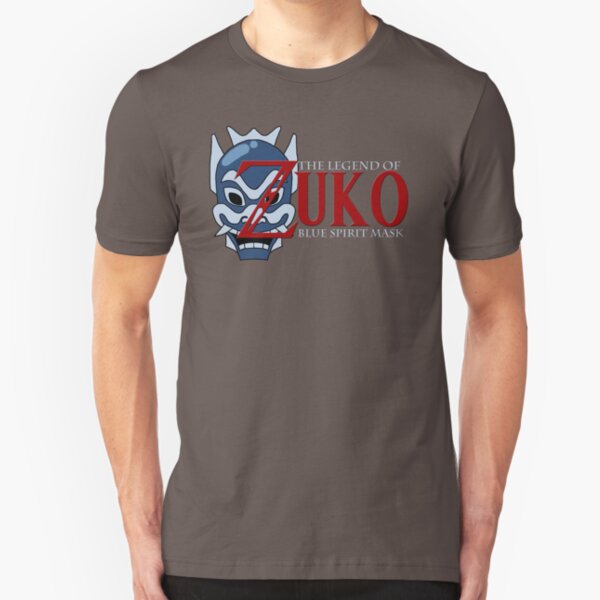 The Legend of Zuko - Blue Spirit Mask Slim Fit T-Shirt