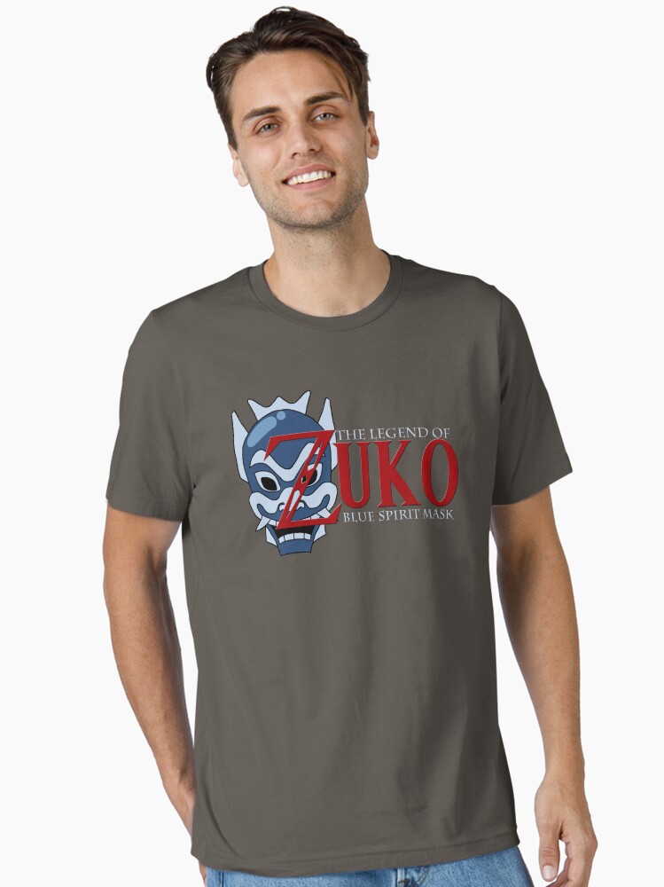 Thumbnail 1 of 7, Essential T-Shirt, The Legend of Zuko - Blue Spirit Mask designed and sold by KidsWithKrayons.
