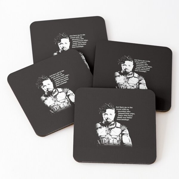 Item preview, Erik Killmonger 'Bury Me' Memorable Famous Quote Essential designed and sold by Brionnaulist.