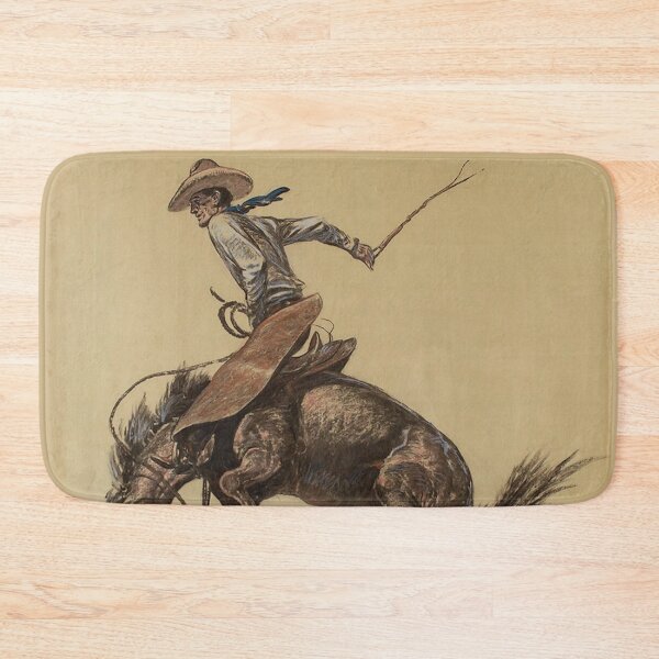 Artikelvorschau, „Bucking Horse“-Westernkunst von Will James entworfen und verkauft von PatricianneK.