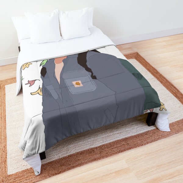 Nick Nelson heartstopper leaves background (Heartstopper) Comforter