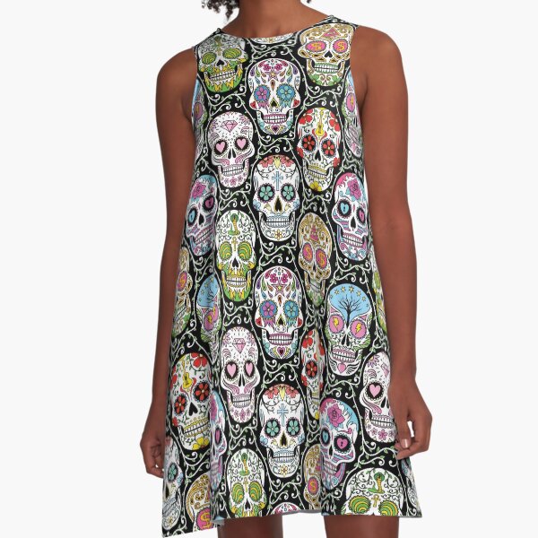 Item preview, Mexican Skull Pattern designed and sold by Fangpunk.
