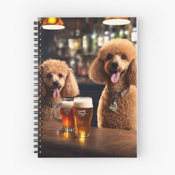 Artikelvorschau, Poodles At The Bar entworfen und verkauft von BellaRosie Emporium.